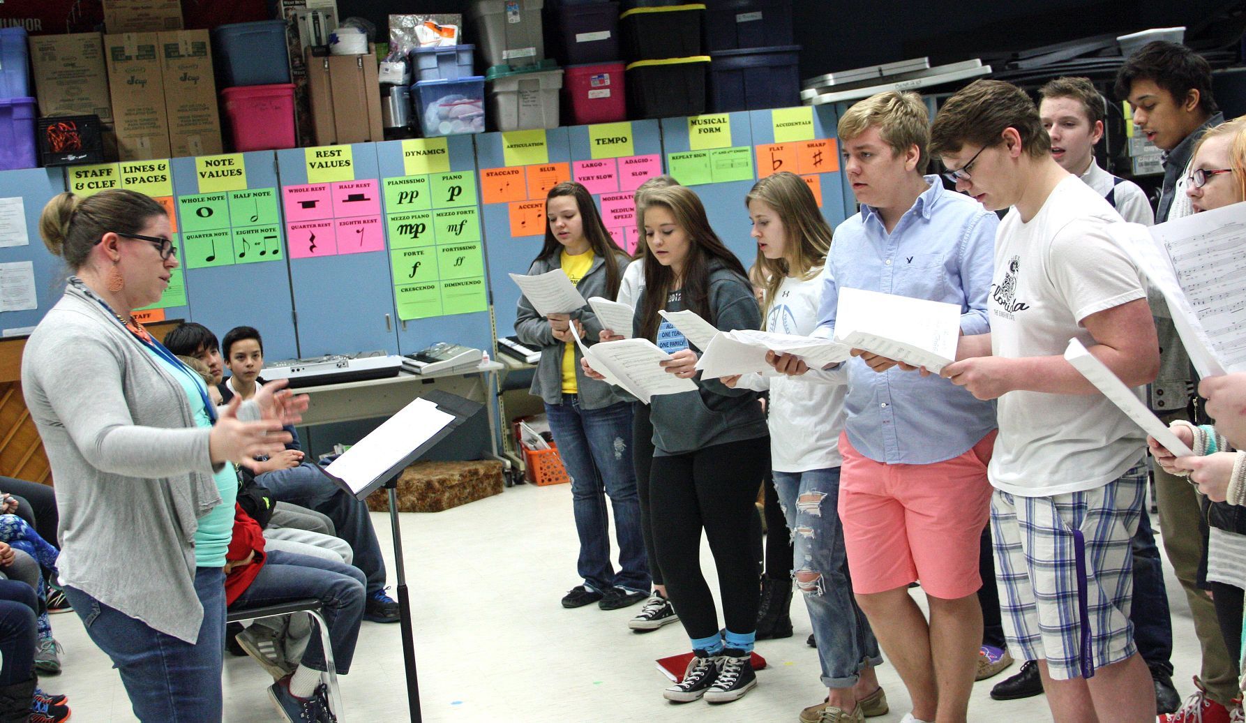 5th graders get private performance in the Dells
